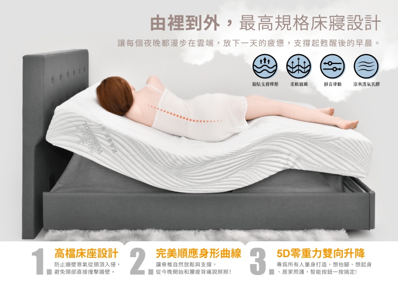 5D活循水平律動床|南良集團|南良集團H&H|南良水平律動床|律動床