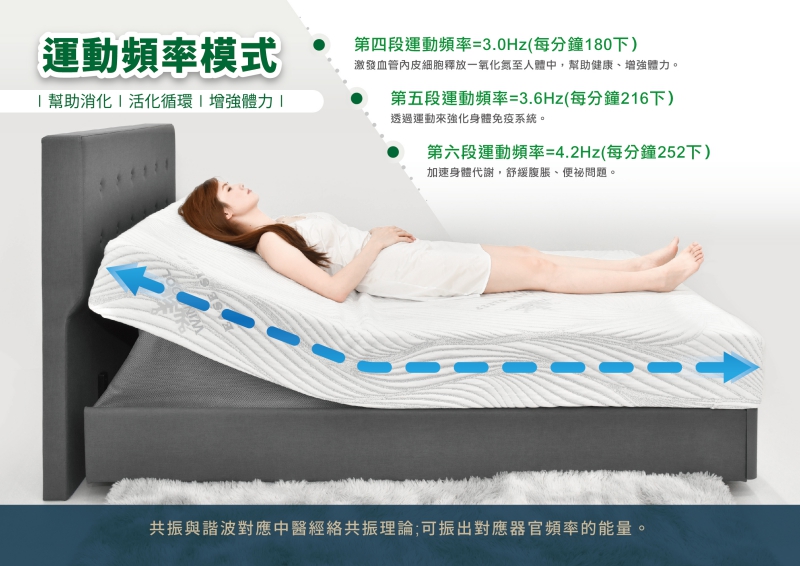 5D活循水平律動床|南良集團|南良集團H&H|南良水平律動床|律動床