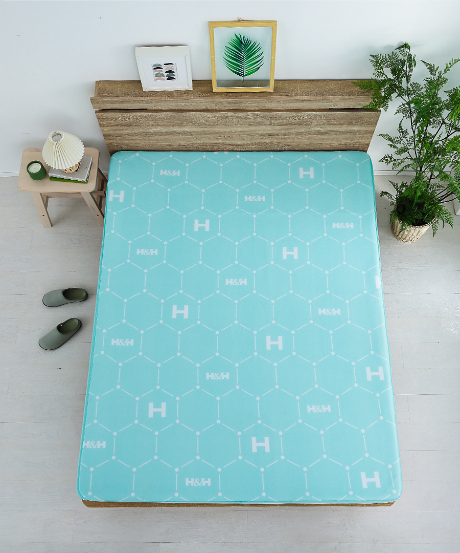 石墨烯涼感能量床包式床墊|南良集團|南良集團H&H|涼感床包|涼墊|瞬間涼感|石墨烯|遠紅外線