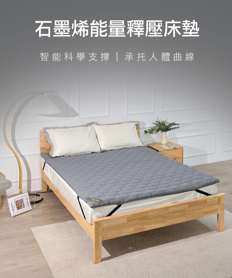 石墨烯釋壓床墊|南良集團|南良集團H&H|石墨烯|遠紅外線|釋壓床墊|床墊 石墨烯釋壓床墊|南良集團|南良集團H&H|石墨烯|遠紅外線|釋壓床墊|床墊