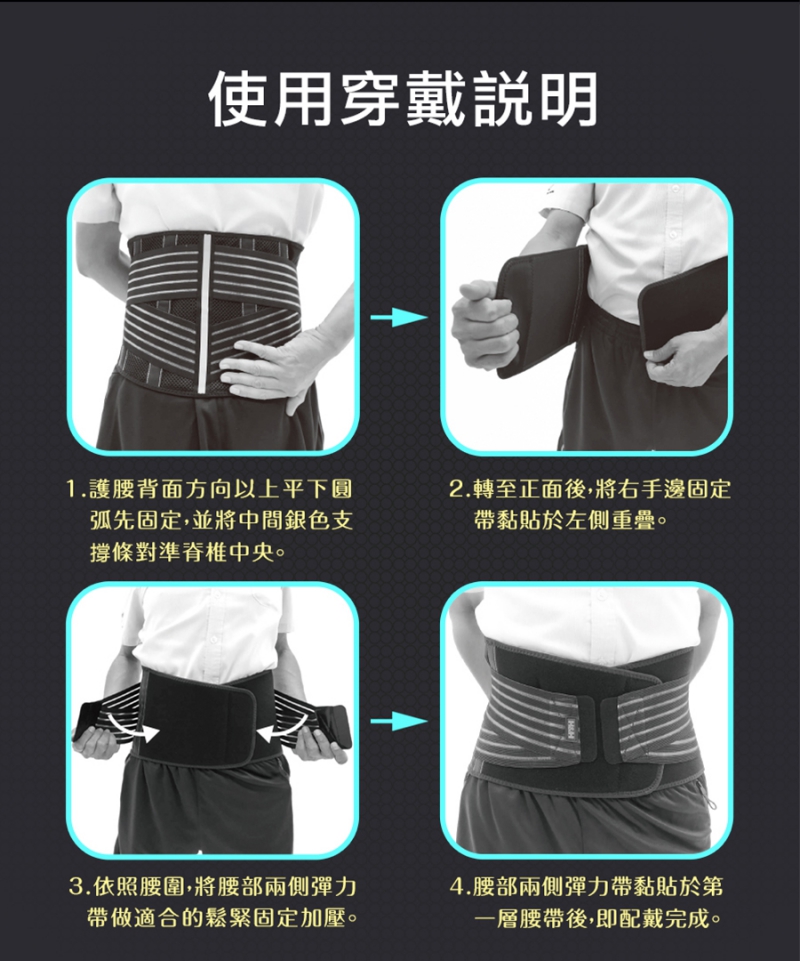 南良軀幹裝具未滅菌支撐型護腰|南良集團|南良集團H&H|支撐護腰|遠紅外線